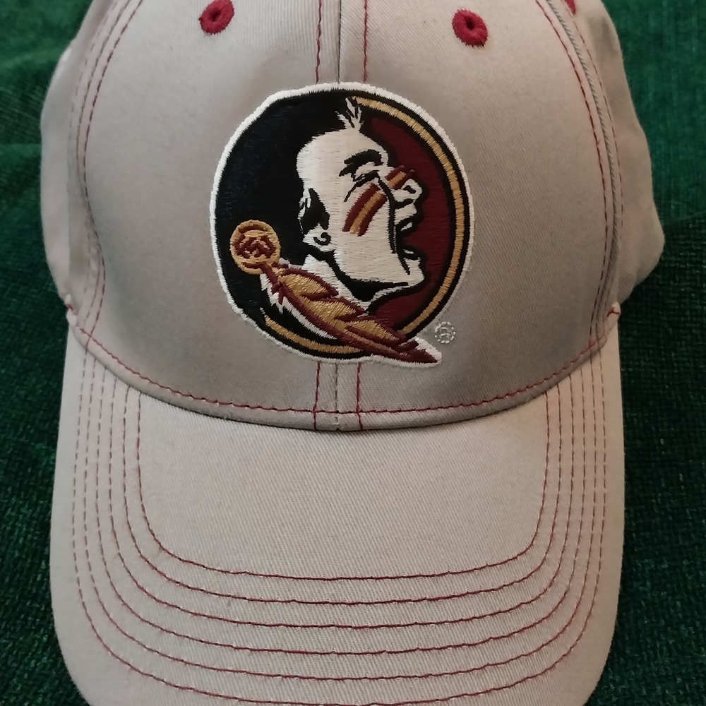 Gray Cap with Embroidered Logo